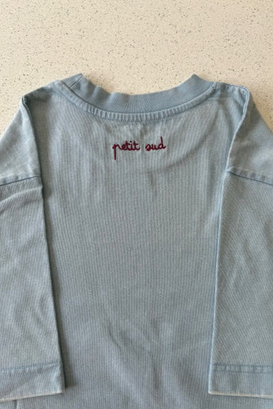 T-shirt ENJOY mixte bleu