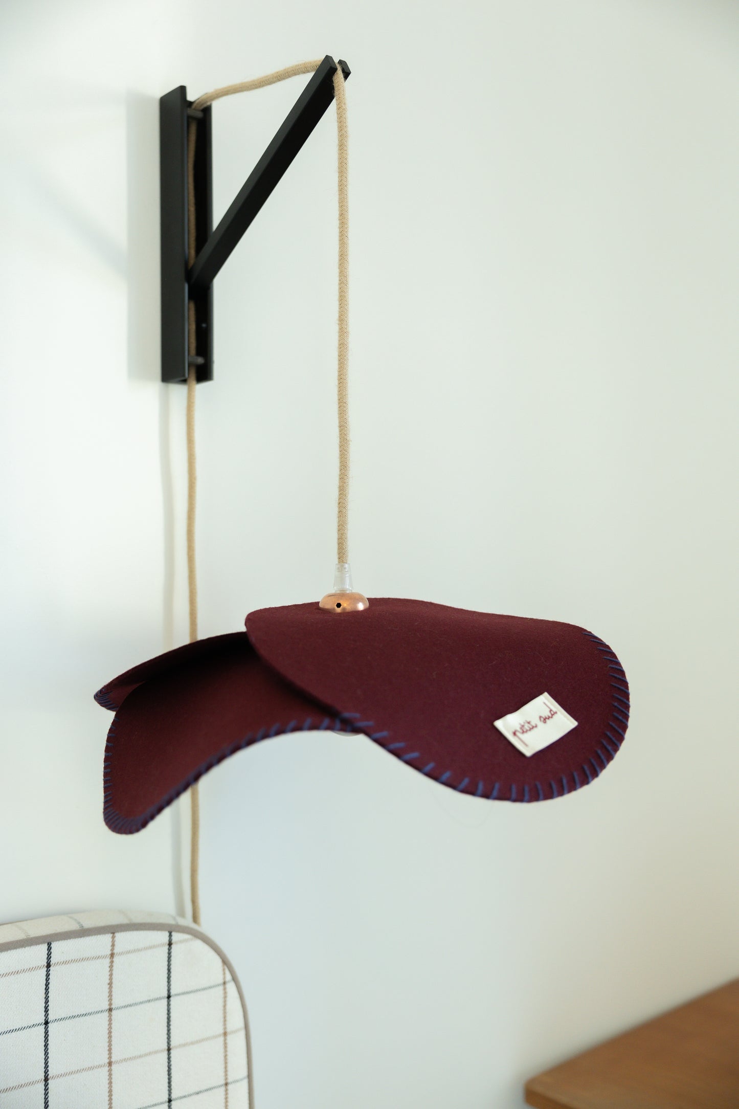 Suspension Flower Bordeaux