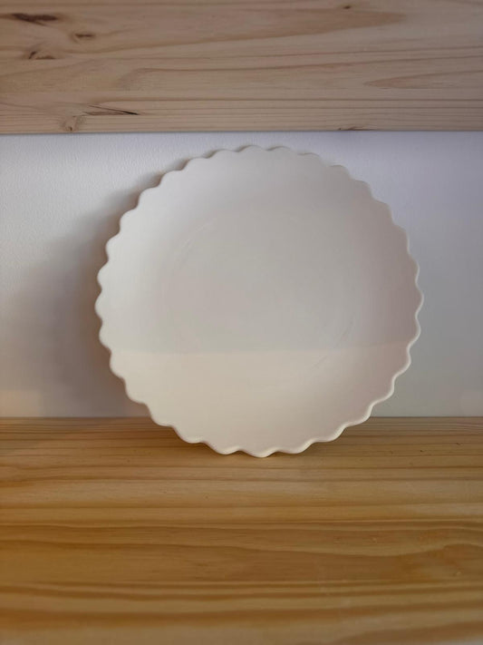 Assiette marguerite à customiser