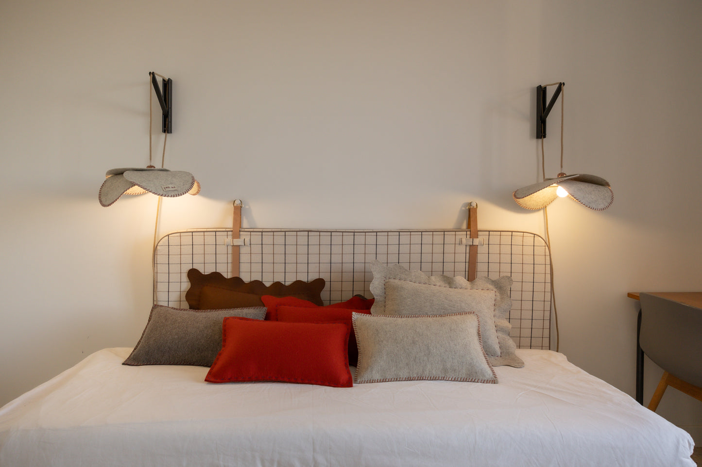 Coussin Festo Orange sanguine