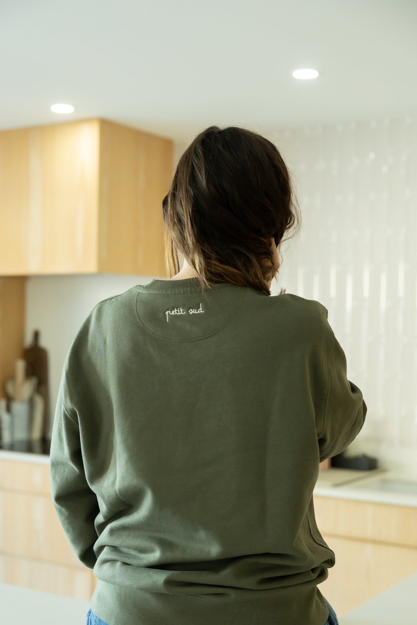 Sweat CHILL mixte Kaki