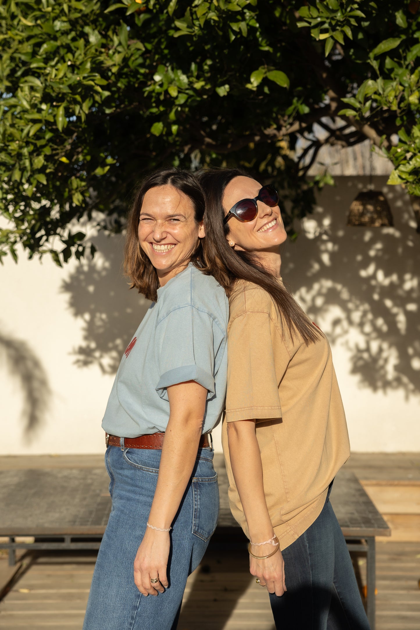 T-shirt ENJOY mixte Beige