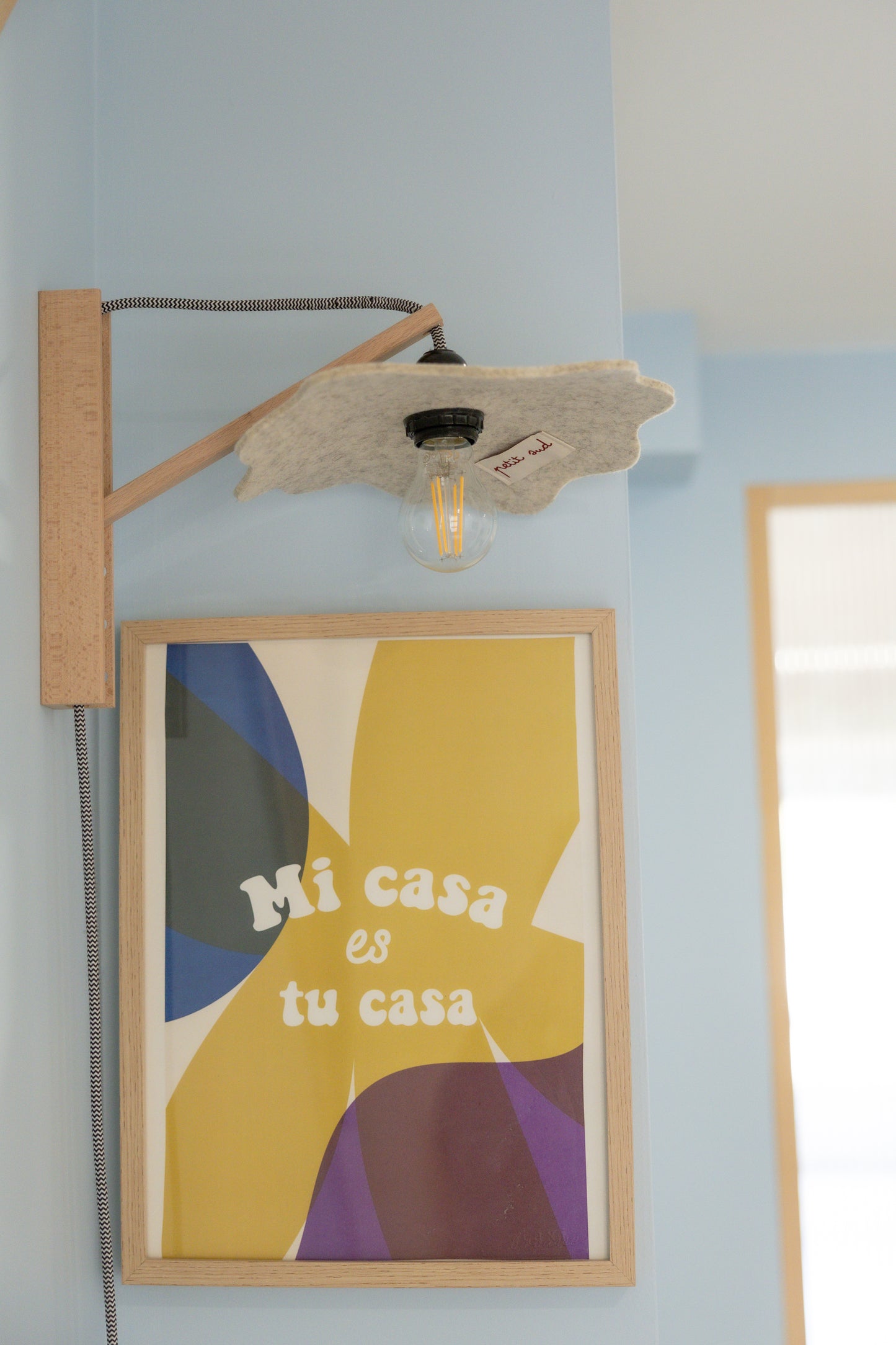 Suspension Wavy Beige chiné