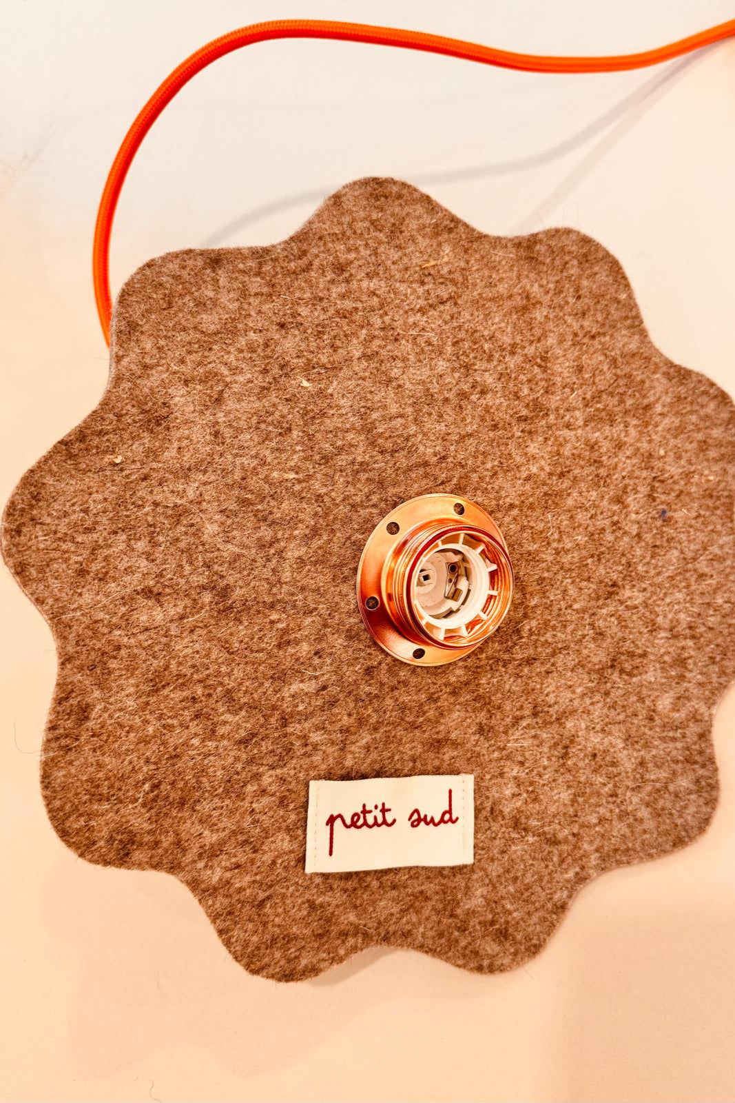 Suspension Wavy Taupe chiné